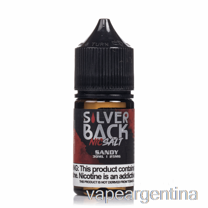Arenoso - Jugo De Espalda Plateada Co. Sales - 30ml 25mg Vape Descartable
